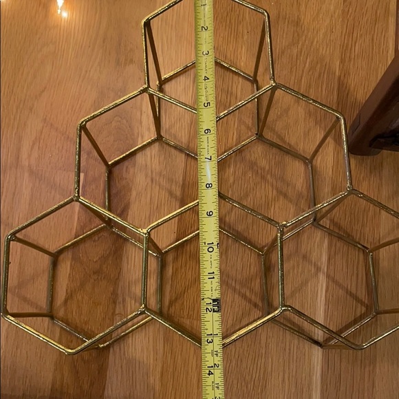 Mid century modern decor wine/storage rack - Picture 4 of 4